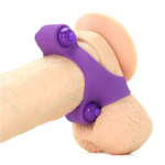 Image de Squeeze Play Silicone Couples Cock Ring in Purple  ***RUPTURE DE STOCK***