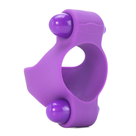 Image de Squeeze Play Silicone Couples Cock Ring in Purple  ***RUPTURE DE STOCK***