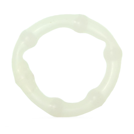 Image de Silicone Beaded Love Ring in Clear