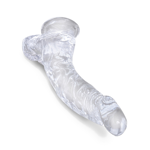 KING COCK CLEAR 7.5'' WITH BALLS