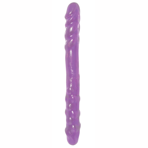 BASIX RUBBER WORKS - 16" DOUBLE DONG MAUVE