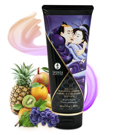 CREME DE MASSAGE COMESTIBLE FRUIT EXOTIQUES