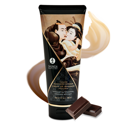 CREME DE MASSAGE COMESTIBLE CHOCOLAT ENIVRANT