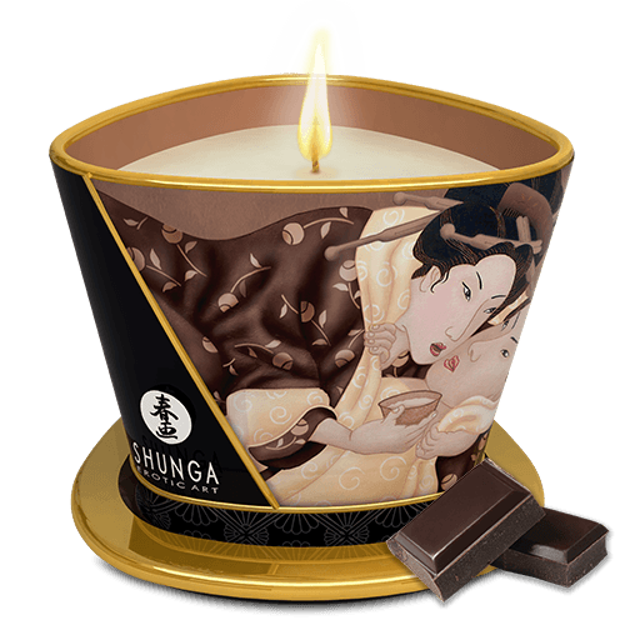 SHUNGA-CHANDELLE-A-MASSAGE-CHOCOLAT-ENIVRANT