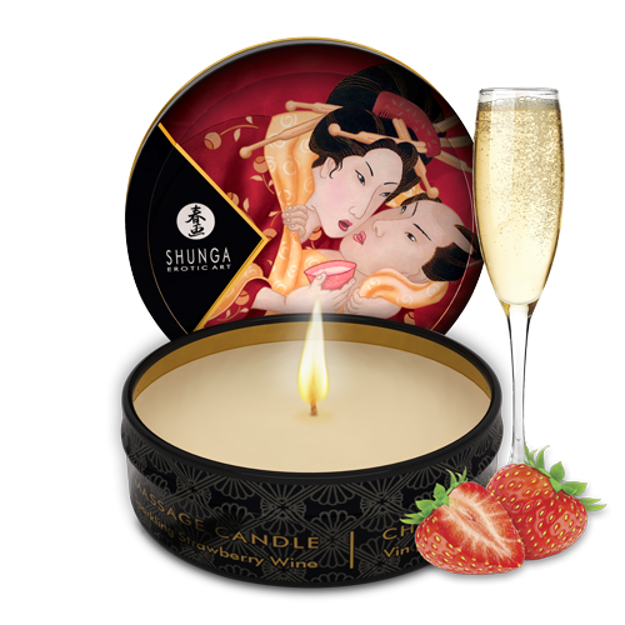 SHUNGA-MINI-CHANDELLE-A-MASSAGE-FRAISE-CHAMPAGNE