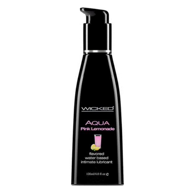 WICKED AQUA SAVEUR LIMONADE ROSE LUBE 4ON/120ML