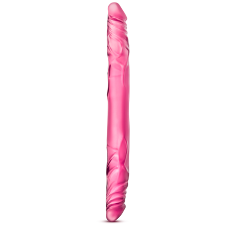 B Yours - 14" Double Dildo - Pink