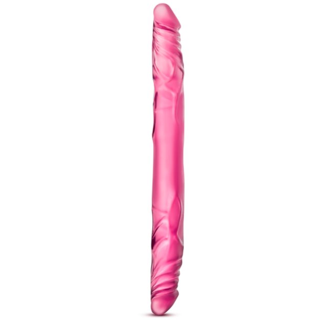 B Yours - 14" Double Dildo - Pink