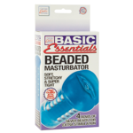 BASIC ESSENTIALS - BEADED MASTURBATOR