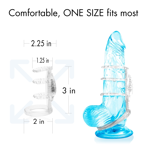 Vibrating - Vibrating Cock Cage - Clear