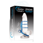 Vibrating - Dual Vibrating Cock Cage - Blue