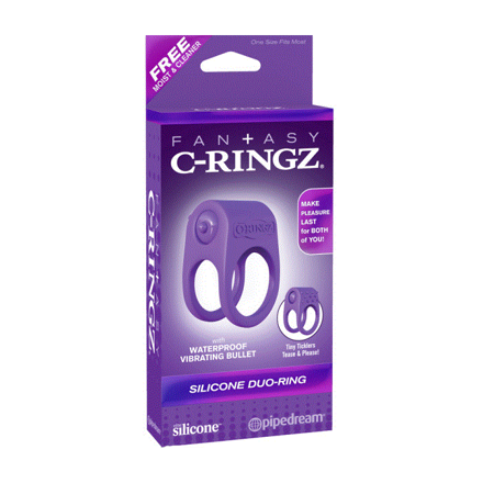 FANTASY C-RINGS - SILICONE DUO-RING