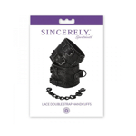 SINCERELY - LACE DOUBLE STRAP HANDCUFFS