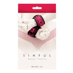 Sinful - Wrist Cuffs - Pink