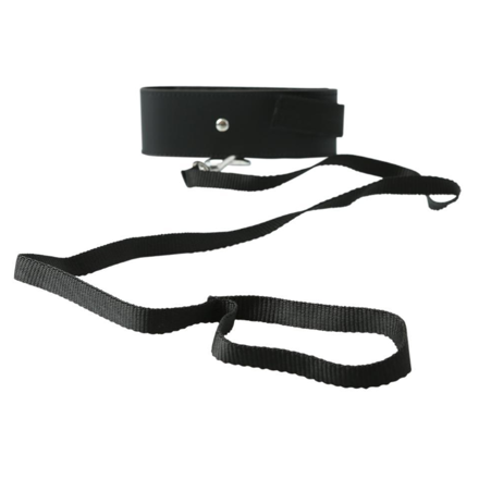 S&M Black Leash & Collar