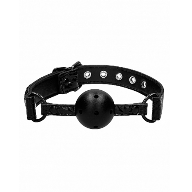 Breathable Luxury Ball Gag - Black