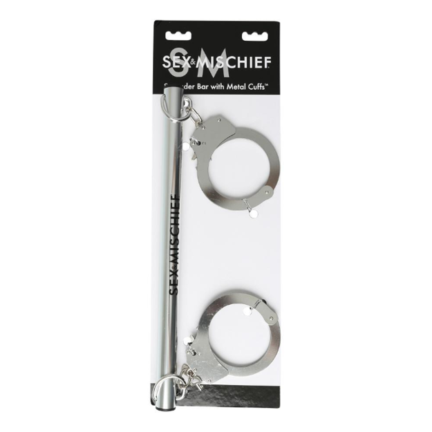 S&M - SPREADER BAR WITH METAL CUFFS