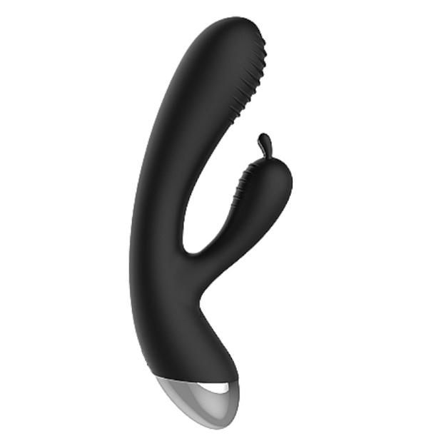 E-Stimulation Rabbit Vibrator - Black