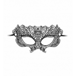 Princess Black Lace Mask - Black