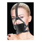 Leather Mouth Gag - Black