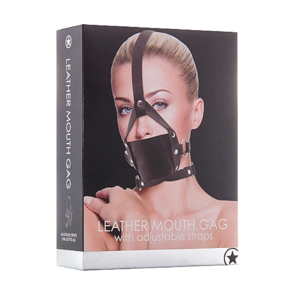 Leather Mouth Gag - Black