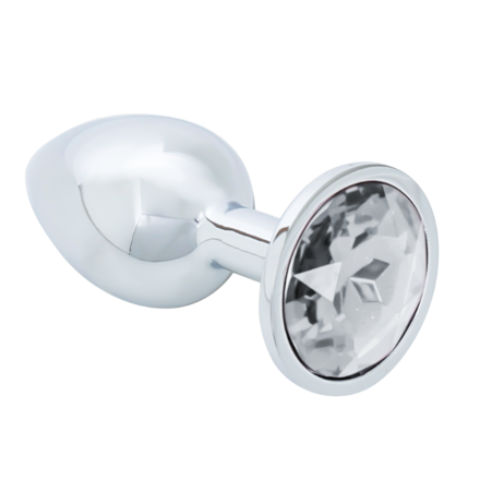 ADORE U - ANAL LUXURE ALUMINIUM - PETIT TRANSPARENT