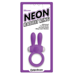 Neon Rabbit Ring - Mauve