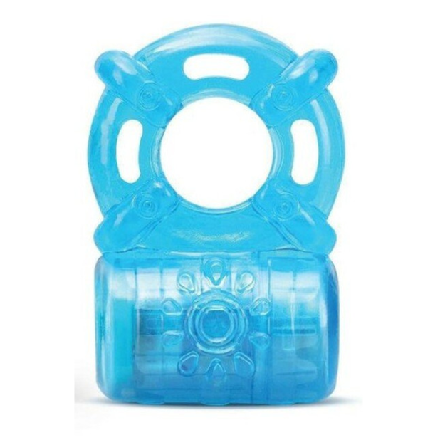 Stay Hard - Rechargeable 5 Function Cock Ring - Blue