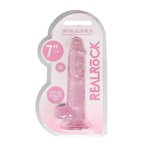 REALROCK 7" / 18 cm Realistic Dildo With Balls - Pink