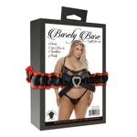 DEMI CUP BRA & CHEEKLESS PANTY, PLUS SIZE