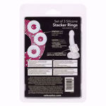 Ensemble de 3 anneaux Stacker de silicone