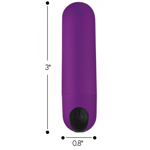 Bang! Bullet Vibrante & Remote Control - Purple