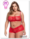 MA206X - 2PC LACE SET 1x2x Rouge