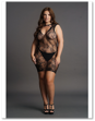 Le Désir High Neck Lace Mini Dress OSXL