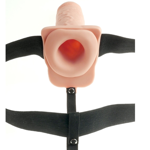 Fetish Fantasy 7" Hollow Rechargeable Strap-on