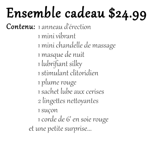 Ensemble cadeau 12 pièces Charmes et Passions