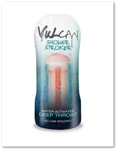 CYBERSKIN® H2O VULCAN SHOWER STROKER, DEEP THROAT