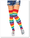 la6606 Leg Avenue – Stocking Lycra Rainbow Multicolor OS