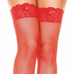 ML- Bas Cuisse Filet avec Silicone OS 4992 RED