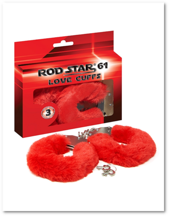 MENOTTE METAL PELUCHE ROUGE