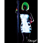 Dreamgirl- Dress glow 8044 OS Blanche