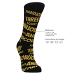 Socks Sexy Words Chaussettes