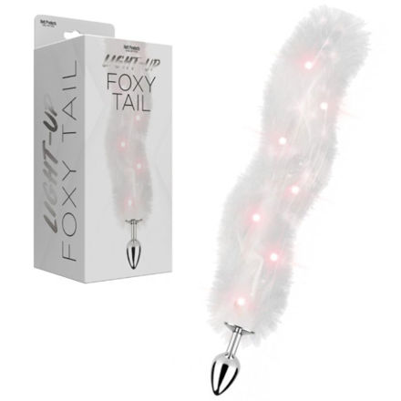Light Up Foxy Tail Blanc HP3481