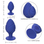 Ensemble Butt Plug Cheeky - Bleu