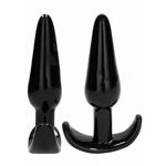 No. 80 - 4 Pièces Butt Plug Set - Black