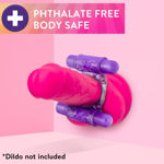 Play With Me - Double Play - Dual Vibrating Cock Ring - Purple BL-77101