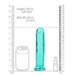 Straight Realistic Dildo with Suction Cup 7 ''REA152TURquoise