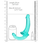 Strapless Strap-On 6'' REA157TUR Turquoise