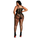 MOONLIGHT PLUS BODYSTOCKING MODEL 4  BLK OSXL