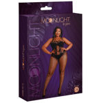 MOONLIGHT PLUS BODYSTOCKING MODEL 4  BLK OSXL